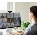 8-webcam full hd 1080p 30fps 80 graus windows hello reconhecimento facial microfone estereo reducao ruido eco comutador privacidade fisico usb-c