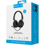9-headset bluetooth com anc e microfone boom destacável para reuniões