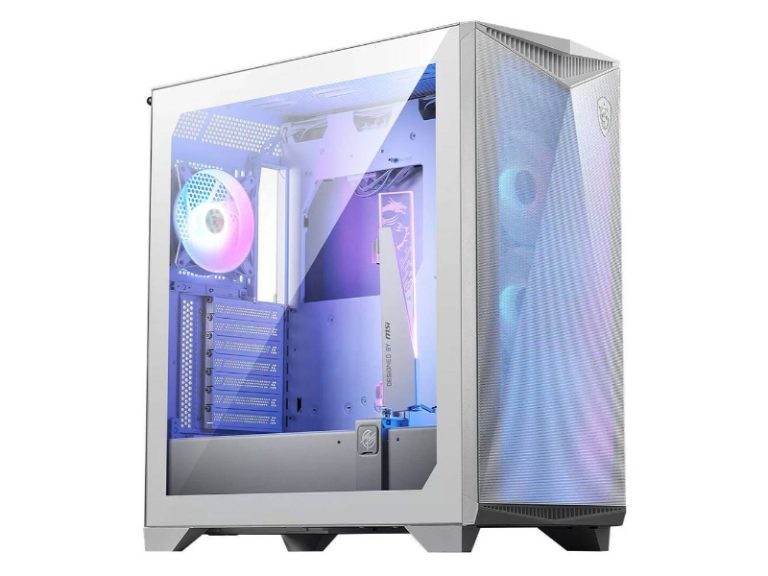 Caixa ATX MSI MPG GUNGNIR 300R Airflow ARGB Branca