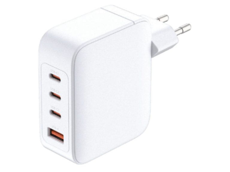 Carregador de Tomada D-Link 3 Portas Type-C + USB DCF-141E GaN 140W Branco