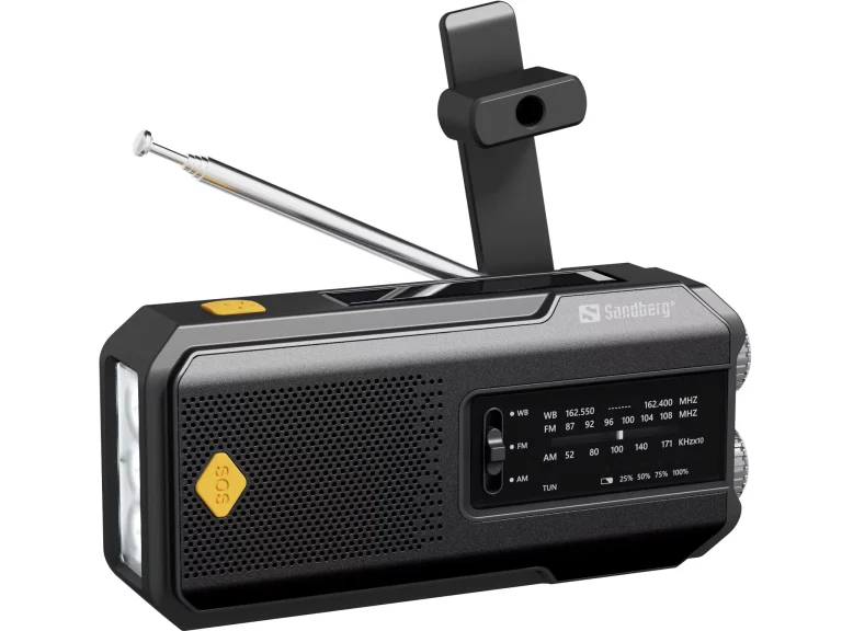 Rádio de Emergência com Powerbank