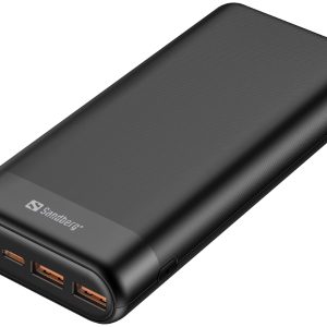 powerbank 20000mah pd 65w para laptop e dois smartphones ao mesmo tempo