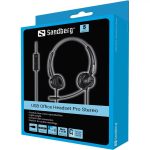 4-Caixa - Headset USB Estéreo Sandberg Office Pro Stereo